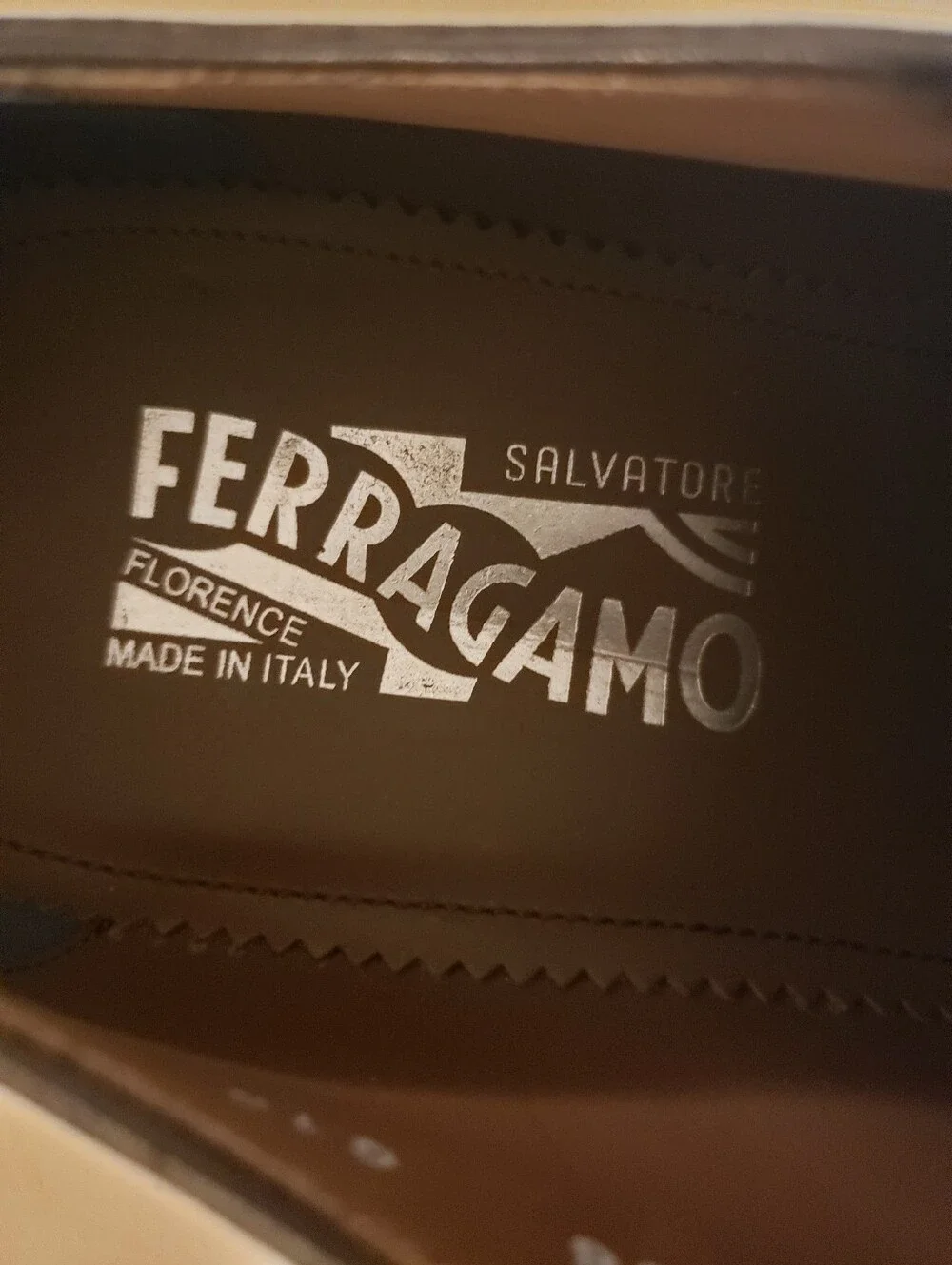LIKE NEW Wine (Deep Burgundy) Formal-ish Shoes By Ferragamo, UK 8.5 2E (US 9.5W)